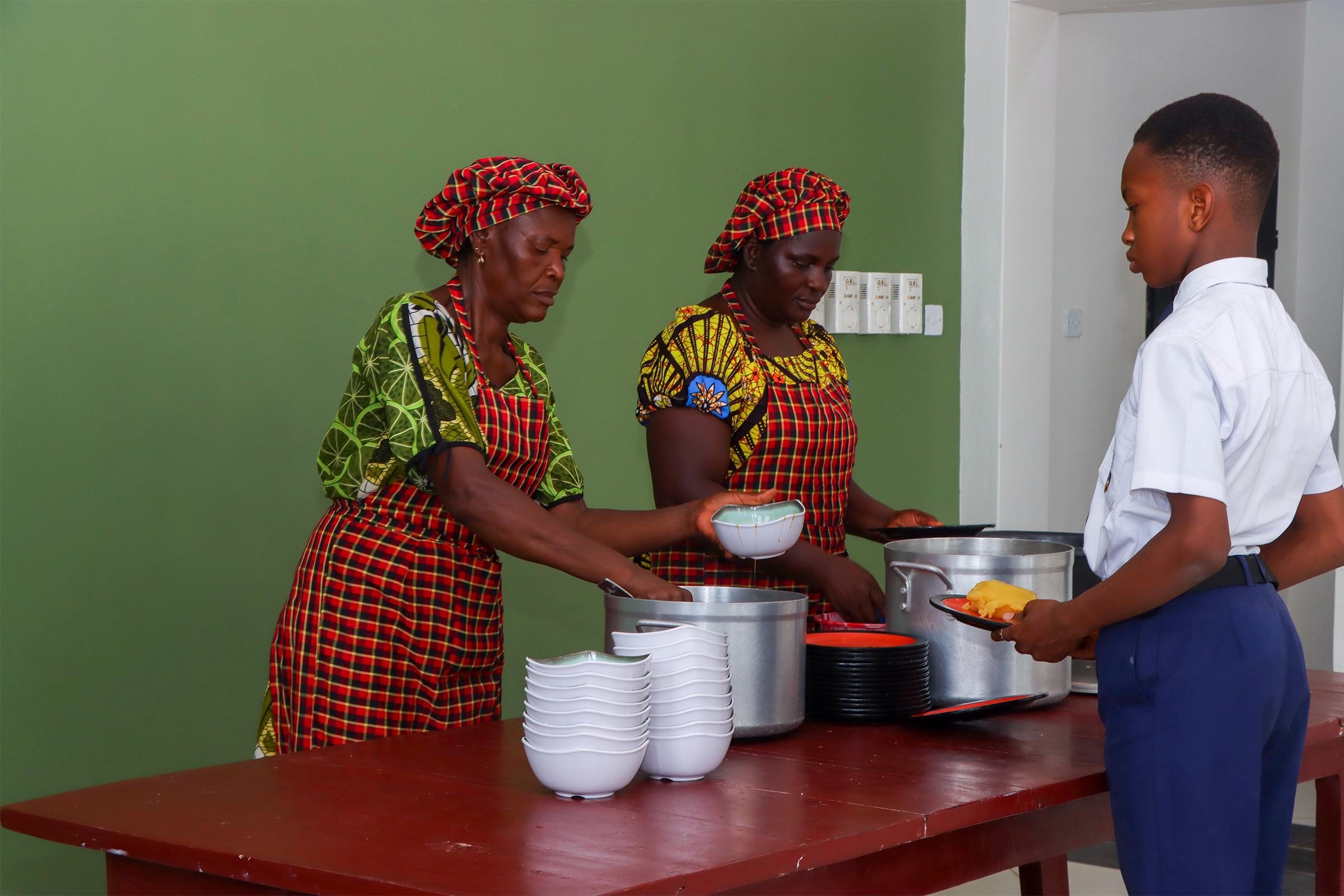 Student at the Dishing Point